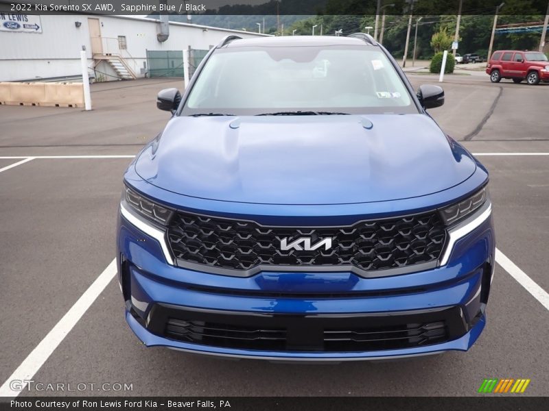 Sapphire Blue / Black 2022 Kia Sorento SX AWD