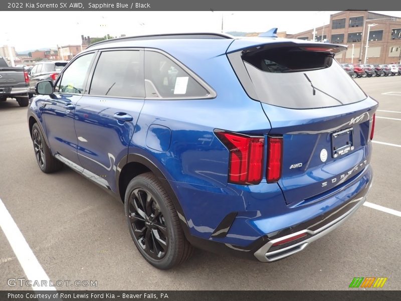 Sapphire Blue / Black 2022 Kia Sorento SX AWD