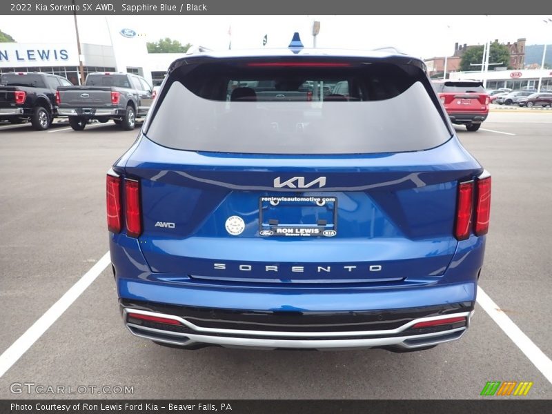 Sapphire Blue / Black 2022 Kia Sorento SX AWD