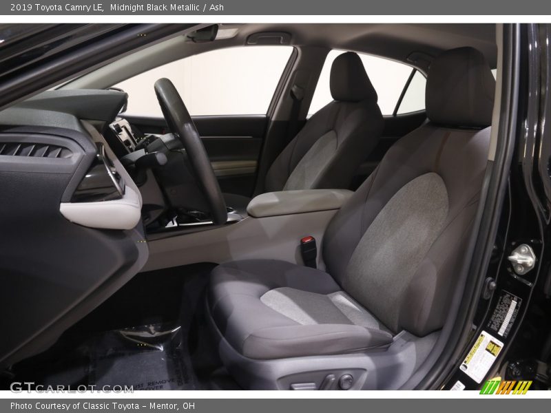 Midnight Black Metallic / Ash 2019 Toyota Camry LE