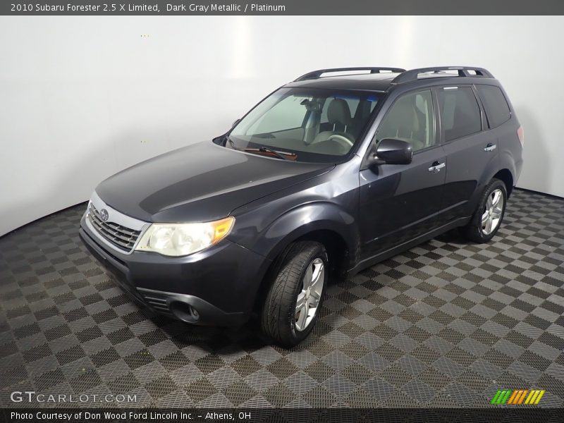 Dark Gray Metallic / Platinum 2010 Subaru Forester 2.5 X Limited