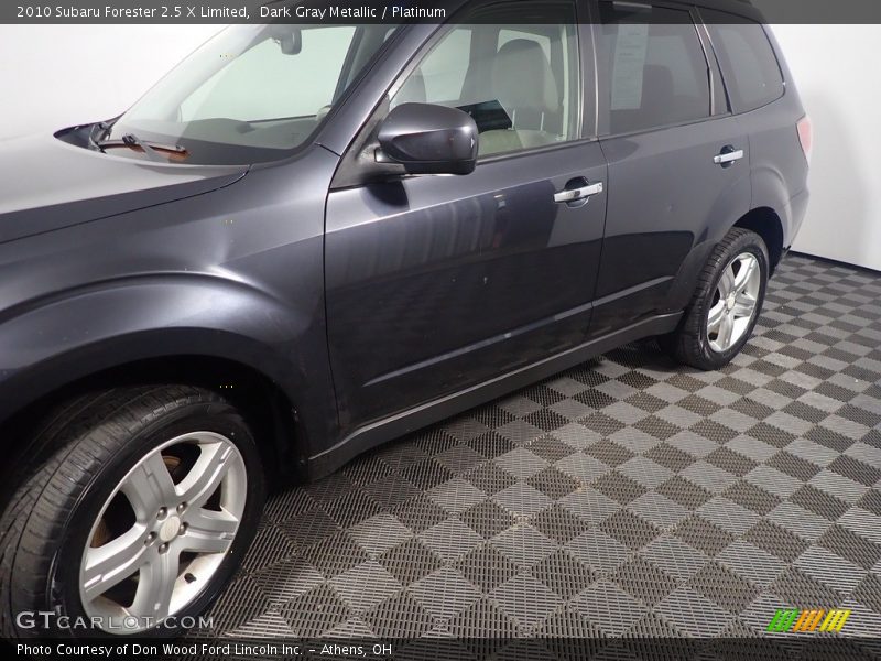 Dark Gray Metallic / Platinum 2010 Subaru Forester 2.5 X Limited