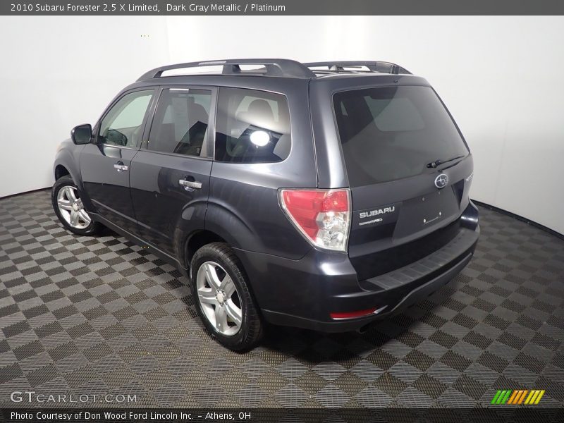 Dark Gray Metallic / Platinum 2010 Subaru Forester 2.5 X Limited