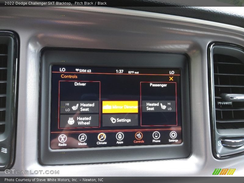 Pitch Black / Black 2022 Dodge Challenger SXT Blacktop