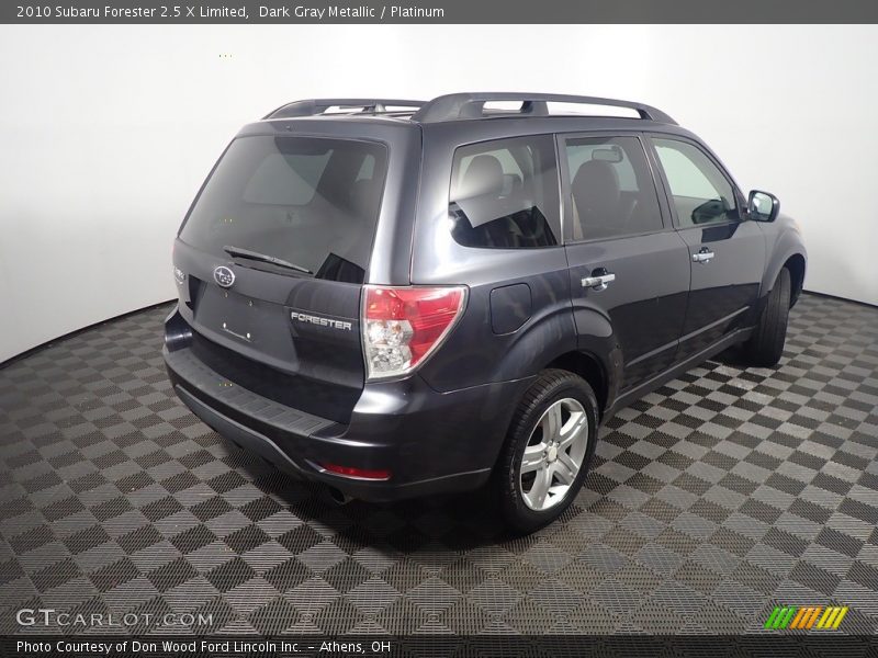 Dark Gray Metallic / Platinum 2010 Subaru Forester 2.5 X Limited