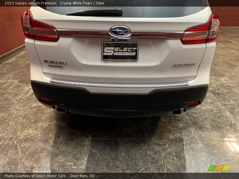 Crystal White Pearl / Slate 2020 Subaru Ascent Premium