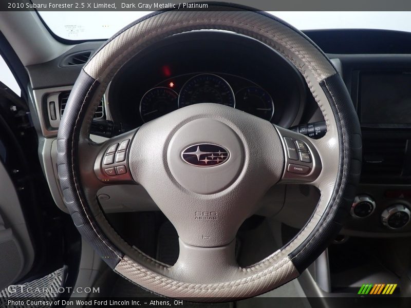 Dark Gray Metallic / Platinum 2010 Subaru Forester 2.5 X Limited