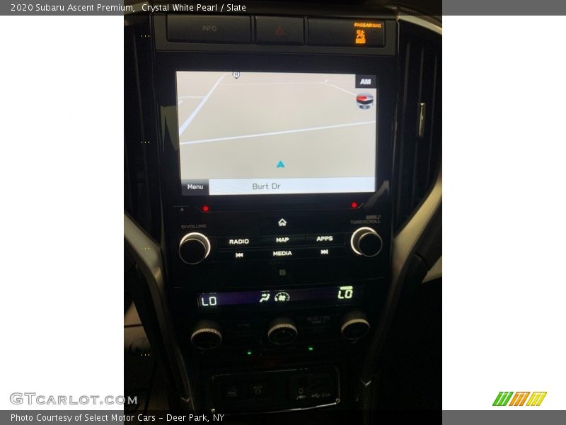 Crystal White Pearl / Slate 2020 Subaru Ascent Premium