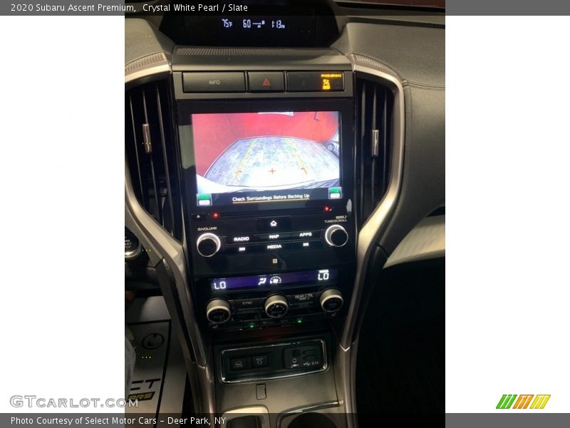 Crystal White Pearl / Slate 2020 Subaru Ascent Premium
