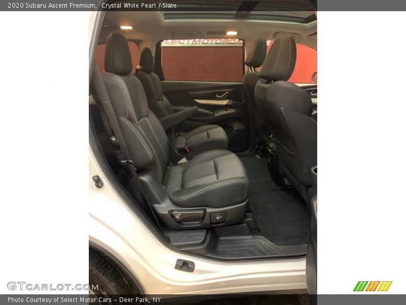 Crystal White Pearl / Slate 2020 Subaru Ascent Premium