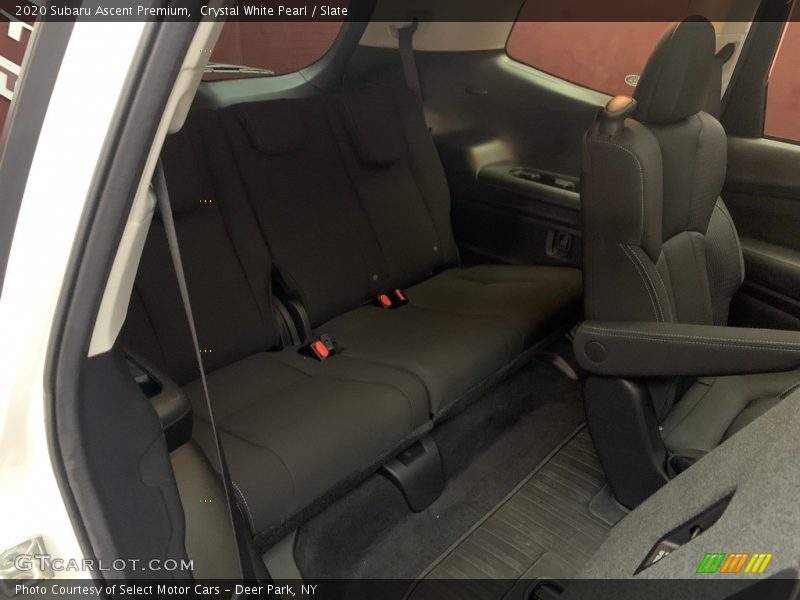 Crystal White Pearl / Slate 2020 Subaru Ascent Premium