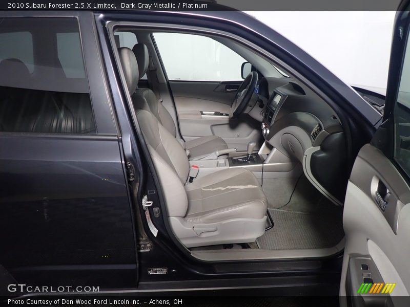 Dark Gray Metallic / Platinum 2010 Subaru Forester 2.5 X Limited