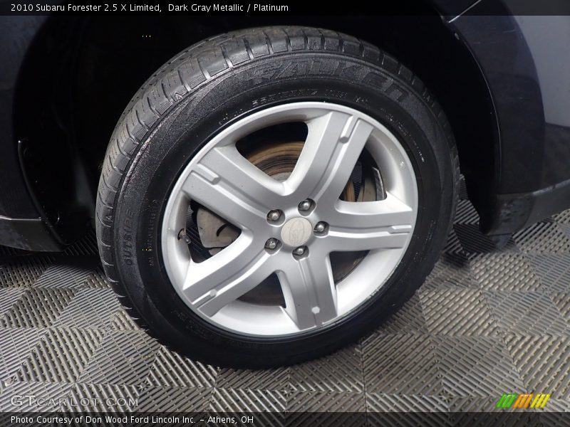 Dark Gray Metallic / Platinum 2010 Subaru Forester 2.5 X Limited