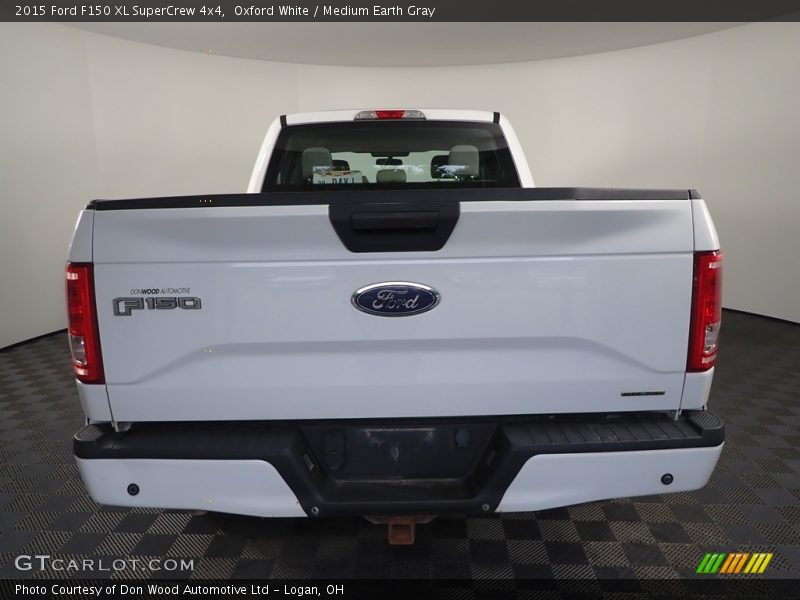 Oxford White / Medium Earth Gray 2015 Ford F150 XL SuperCrew 4x4