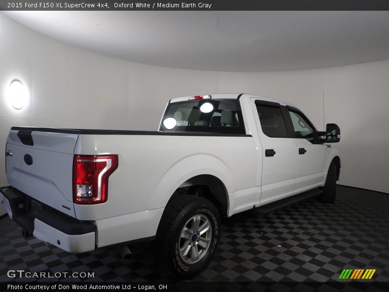 Oxford White / Medium Earth Gray 2015 Ford F150 XL SuperCrew 4x4