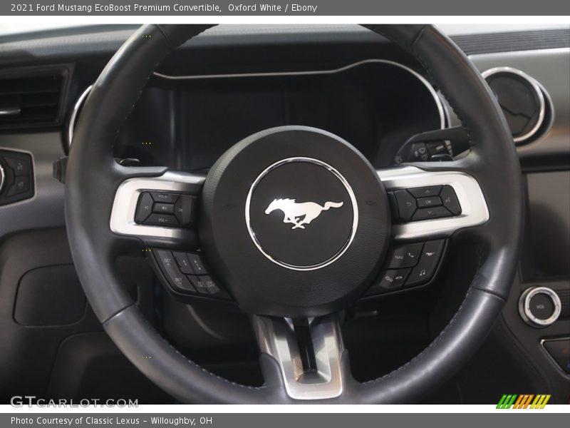  2021 Mustang EcoBoost Premium Convertible Steering Wheel