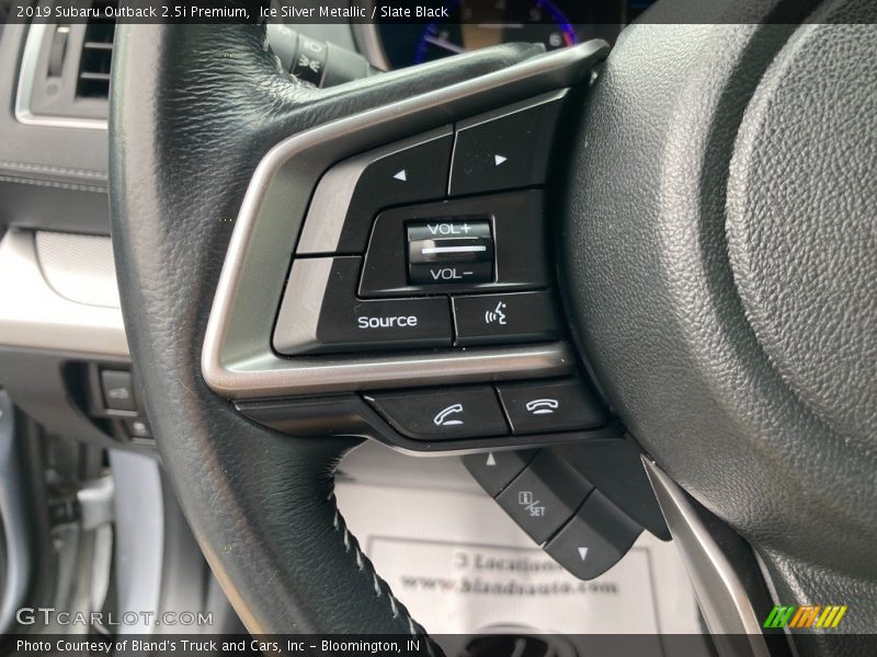 Ice Silver Metallic / Slate Black 2019 Subaru Outback 2.5i Premium
