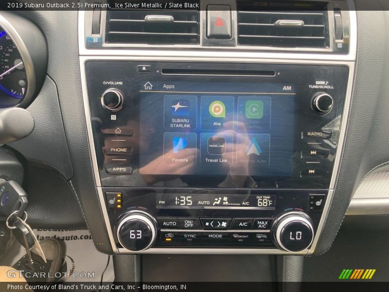 Ice Silver Metallic / Slate Black 2019 Subaru Outback 2.5i Premium
