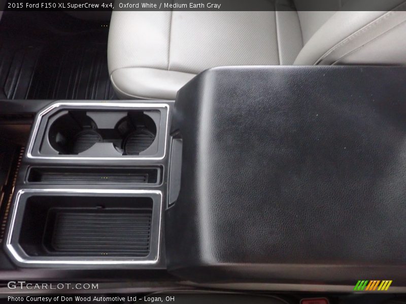 Oxford White / Medium Earth Gray 2015 Ford F150 XL SuperCrew 4x4