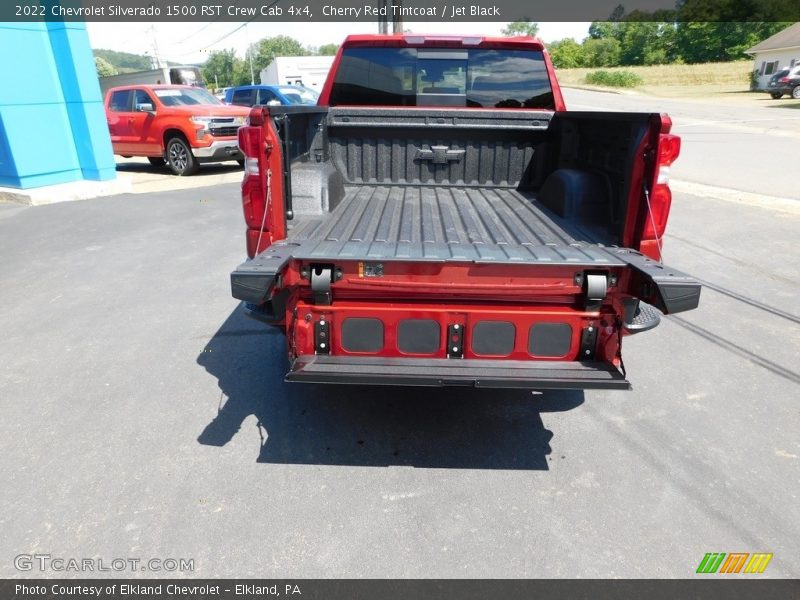 Cherry Red Tintcoat / Jet Black 2022 Chevrolet Silverado 1500 RST Crew Cab 4x4
