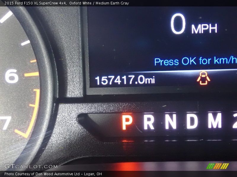 Oxford White / Medium Earth Gray 2015 Ford F150 XL SuperCrew 4x4