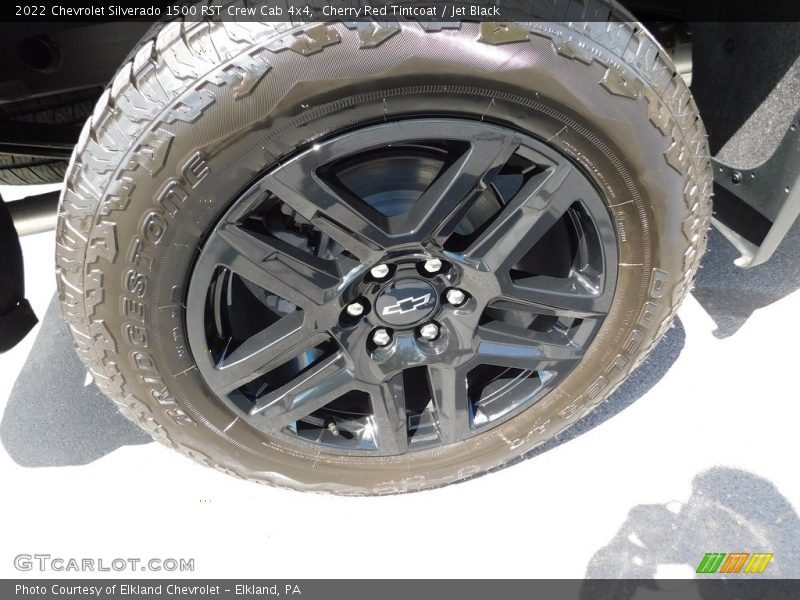 Cherry Red Tintcoat / Jet Black 2022 Chevrolet Silverado 1500 RST Crew Cab 4x4