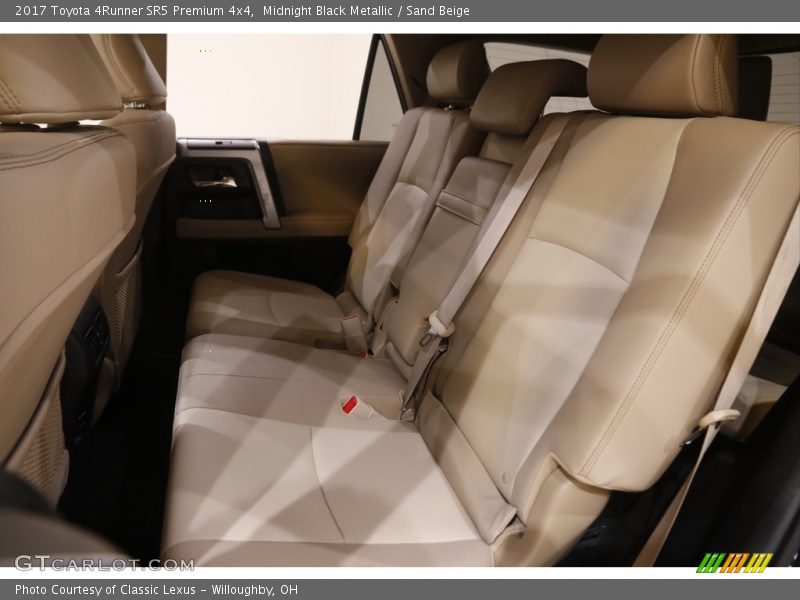Midnight Black Metallic / Sand Beige 2017 Toyota 4Runner SR5 Premium 4x4