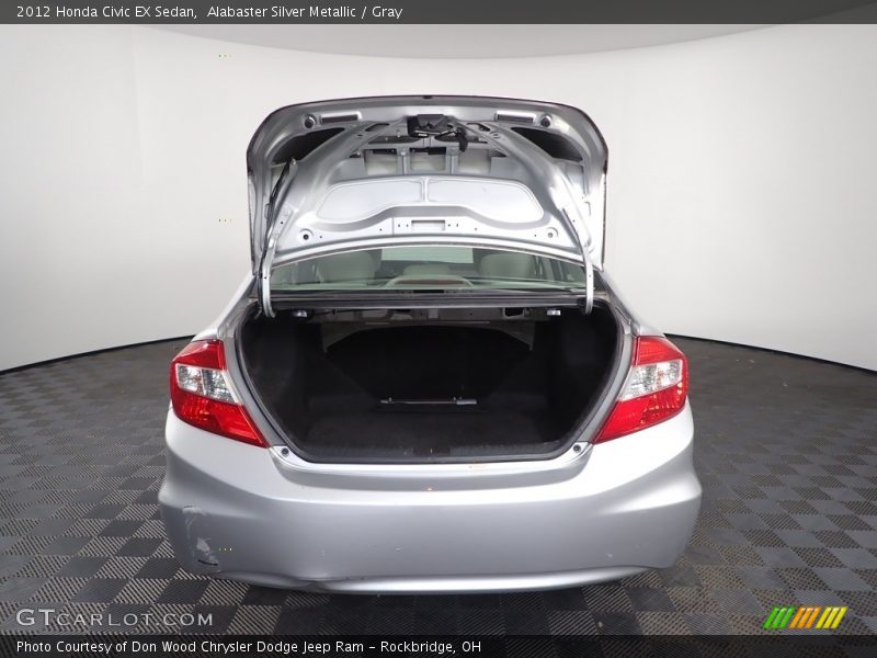 Alabaster Silver Metallic / Gray 2012 Honda Civic EX Sedan
