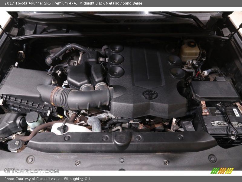 Midnight Black Metallic / Sand Beige 2017 Toyota 4Runner SR5 Premium 4x4