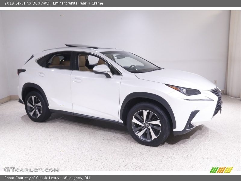Eminent White Pearl / Creme 2019 Lexus NX 300 AWD