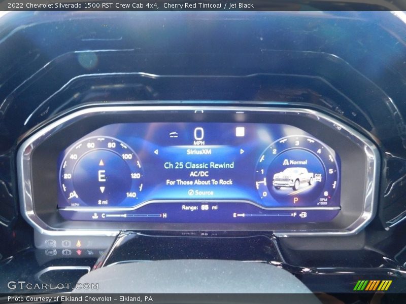 Cherry Red Tintcoat / Jet Black 2022 Chevrolet Silverado 1500 RST Crew Cab 4x4