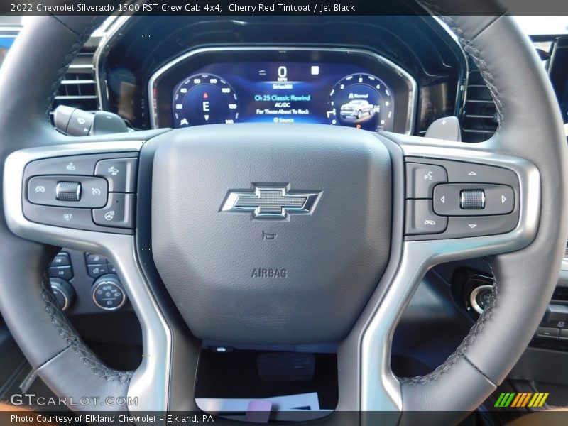 Cherry Red Tintcoat / Jet Black 2022 Chevrolet Silverado 1500 RST Crew Cab 4x4