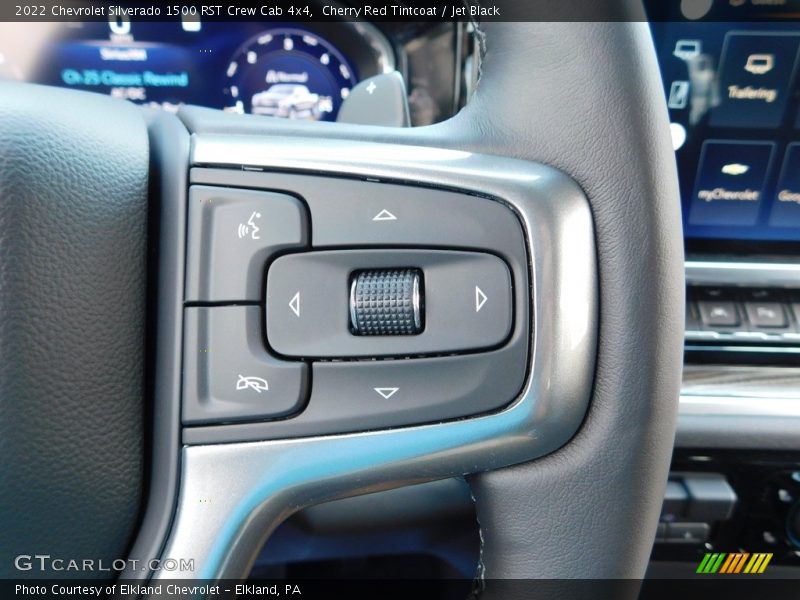 Cherry Red Tintcoat / Jet Black 2022 Chevrolet Silverado 1500 RST Crew Cab 4x4