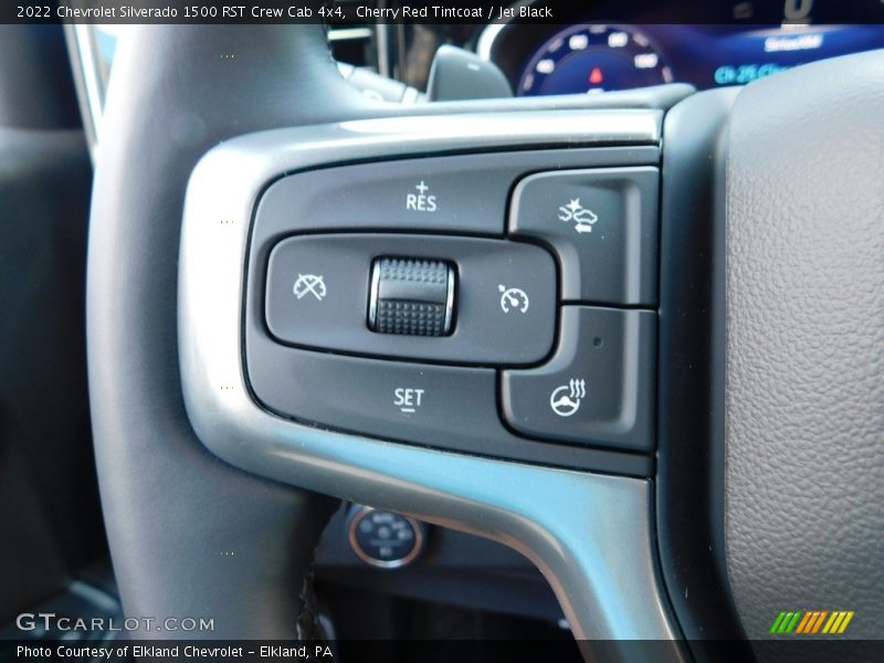 Cherry Red Tintcoat / Jet Black 2022 Chevrolet Silverado 1500 RST Crew Cab 4x4