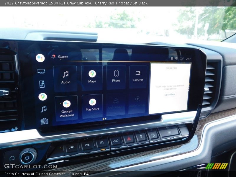 Cherry Red Tintcoat / Jet Black 2022 Chevrolet Silverado 1500 RST Crew Cab 4x4