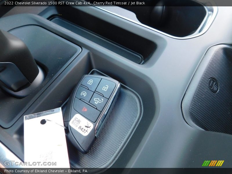 Cherry Red Tintcoat / Jet Black 2022 Chevrolet Silverado 1500 RST Crew Cab 4x4