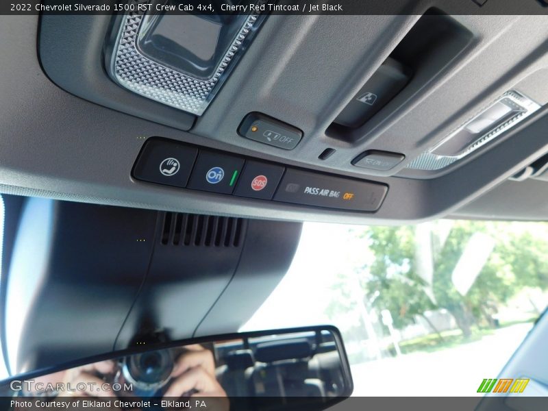 Cherry Red Tintcoat / Jet Black 2022 Chevrolet Silverado 1500 RST Crew Cab 4x4