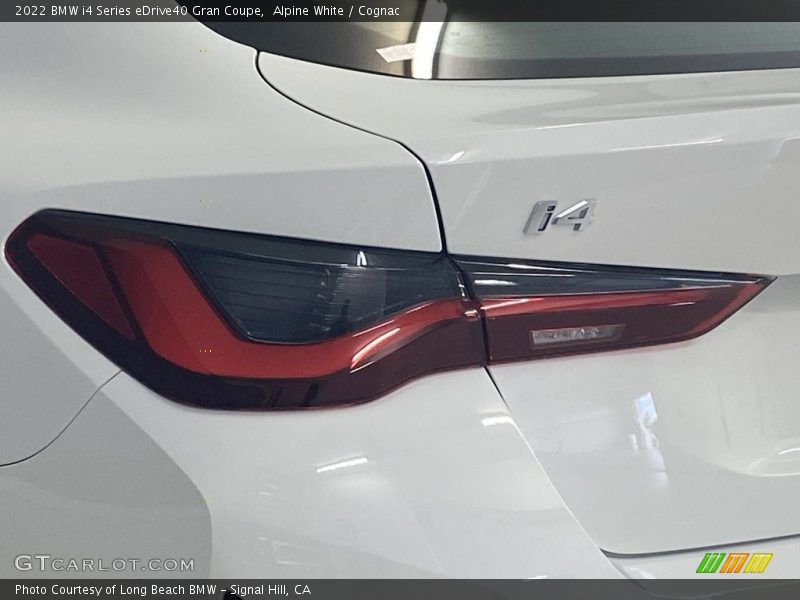 Alpine White / Cognac 2022 BMW i4 Series eDrive40 Gran Coupe