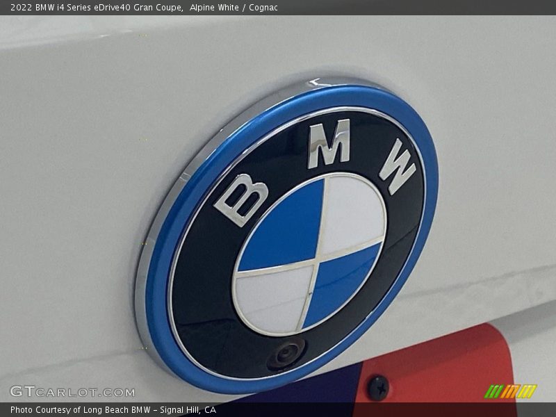 Alpine White / Cognac 2022 BMW i4 Series eDrive40 Gran Coupe