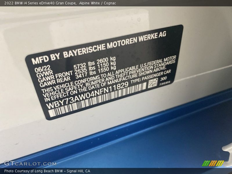 300 - 2022 BMW i4 Series eDrive40 Gran Coupe