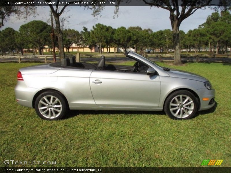 Reflex Silver Metallic / Titan Black 2012 Volkswagen Eos Komfort