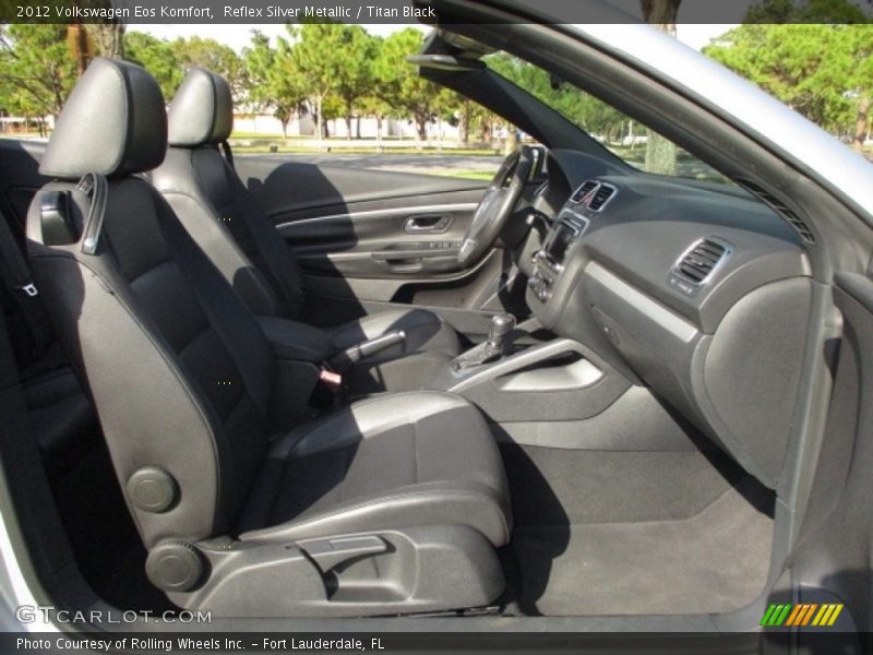 Reflex Silver Metallic / Titan Black 2012 Volkswagen Eos Komfort