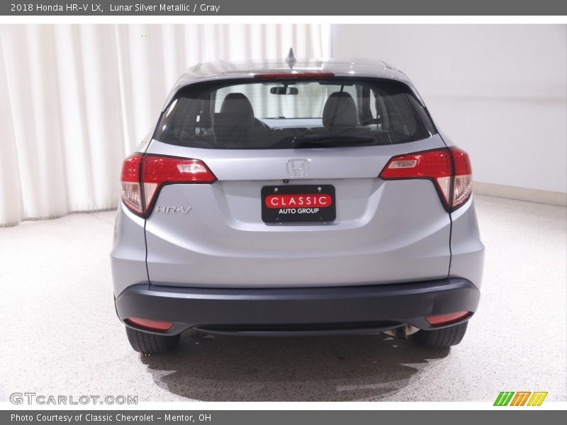 Lunar Silver Metallic / Gray 2018 Honda HR-V LX