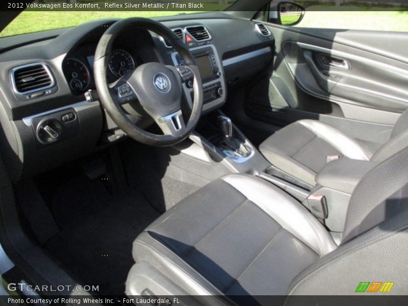 Reflex Silver Metallic / Titan Black 2012 Volkswagen Eos Komfort