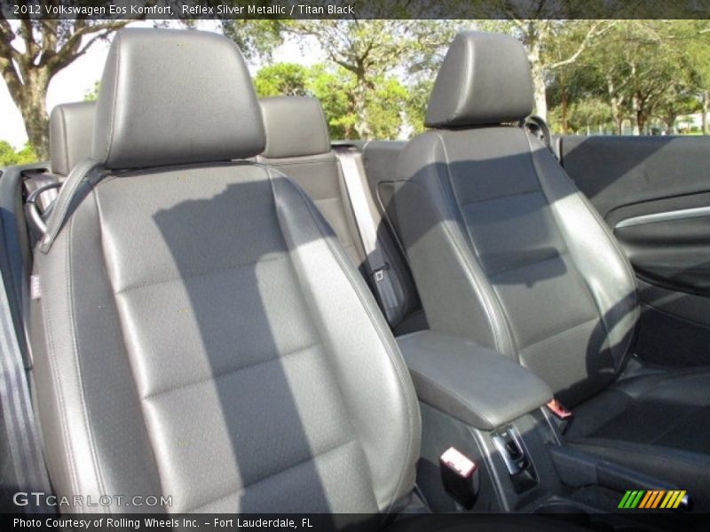 Reflex Silver Metallic / Titan Black 2012 Volkswagen Eos Komfort