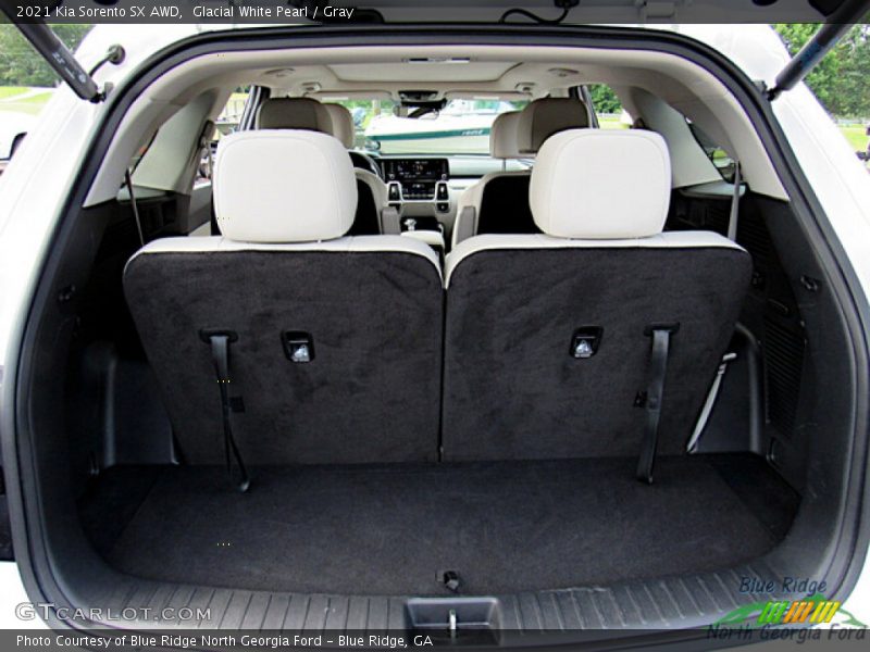 Glacial White Pearl / Gray 2021 Kia Sorento SX AWD