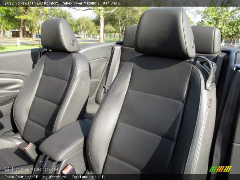 Reflex Silver Metallic / Titan Black 2012 Volkswagen Eos Komfort