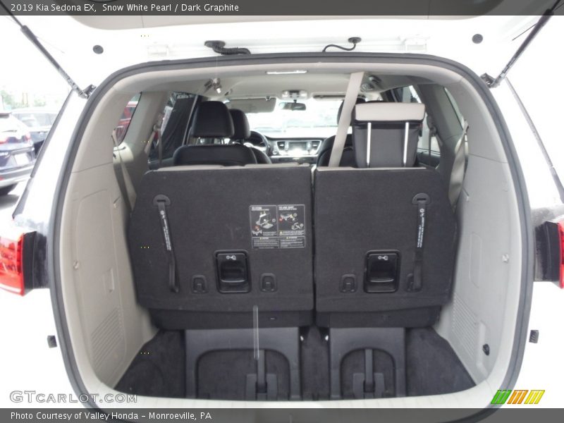Snow White Pearl / Dark Graphite 2019 Kia Sedona EX