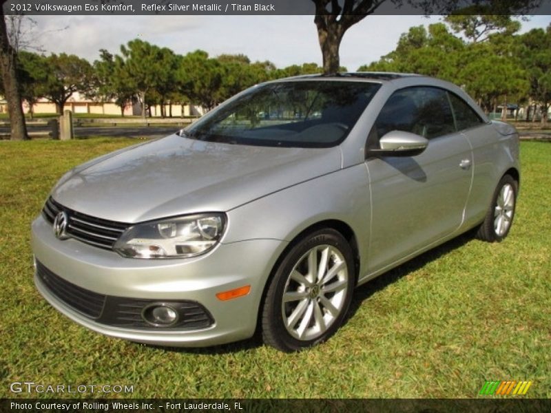 Reflex Silver Metallic / Titan Black 2012 Volkswagen Eos Komfort