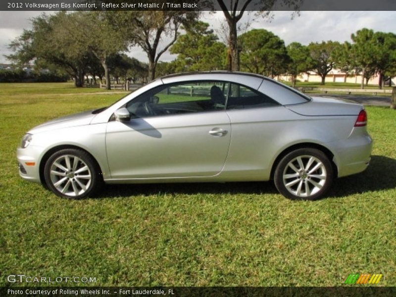 Reflex Silver Metallic / Titan Black 2012 Volkswagen Eos Komfort